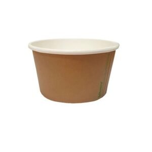 500- Compostable Tubs (8oz/ Brown)